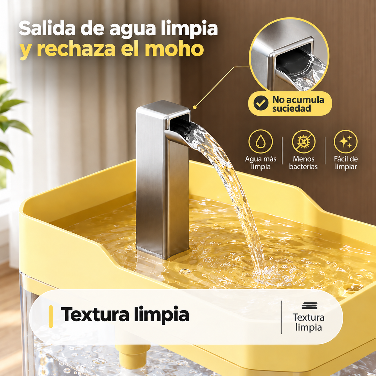Fuente de agua inteligente para gato